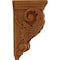Ekena Millwork 3 1/2"W x 4"D x 7"H Small Acanthus Wood Corbel, Red Oak CORW03X04X07ACRO - alternate 2